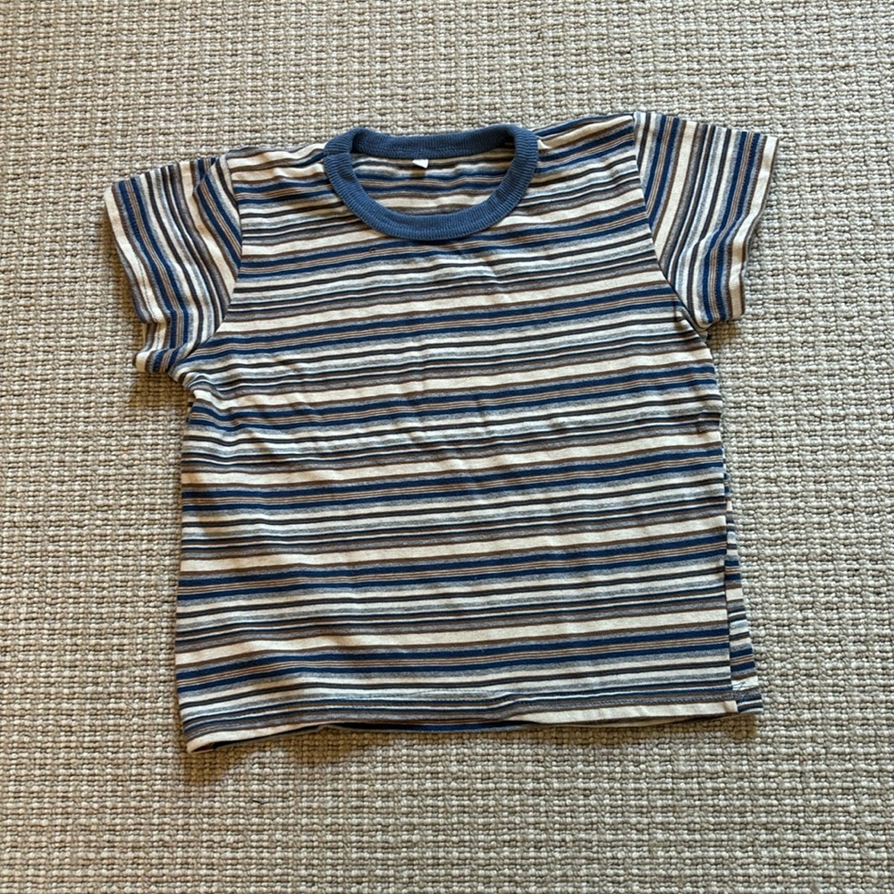 Brandy Melville Striped Baby Tee